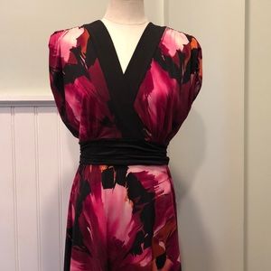 Roulette floral dress
